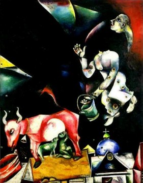 To Russia Asses and Others contemporary Marc Chagall Oil Paintings